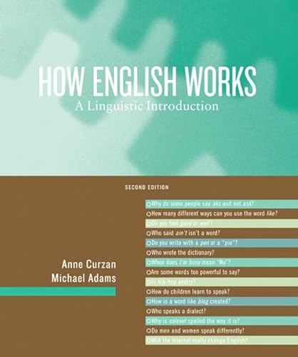 Stock image for How English Works: A Linguistic Introduction (2nd Edition) for sale by Irish Booksellers