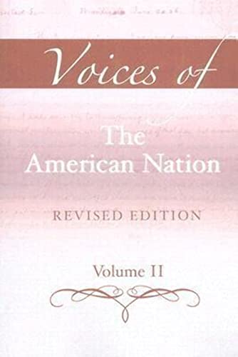Imagen de archivo de Voices of the American Nation, Revised Edition, Volume 2 (13th Edition) a la venta por BooksRun