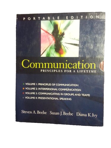 Beispielbild fr Communication Principles for a Lifetime (portable edition, vol 1-4) zum Verkauf von HPB-Red