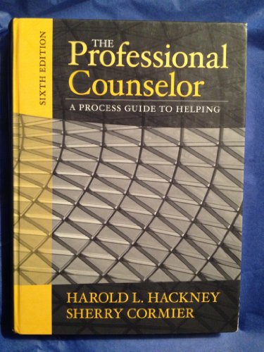 Imagen de archivo de The Professional Counselor: A Process Guide to Helping a la venta por ThriftBooks-Phoenix