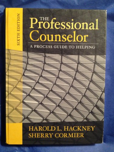 9780205608324: The Professional Counselor: A Process Guide to Helping