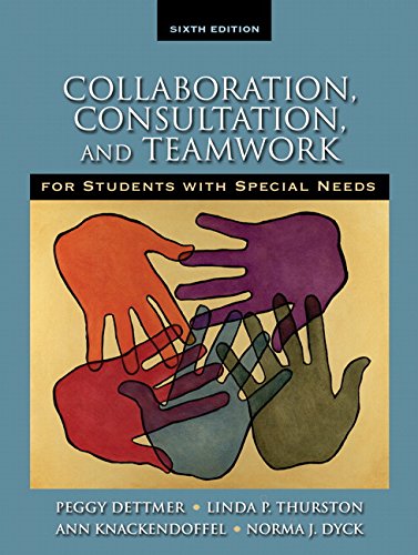 Imagen de archivo de Collaboration, Consultation and Teamwork for Students with Special Needs a la venta por Better World Books