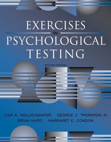 9780205609895: Exercises in Psychological Testing