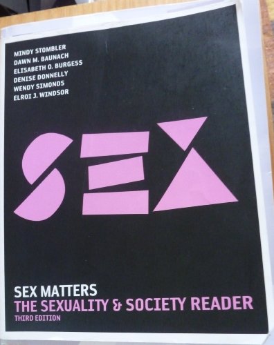 9780205610617: Sex Matters:The Sexuality and Society Reader