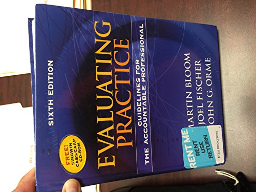 Imagen de archivo de Evaluating Practice: Guidelines for the Accountable Professional (6th Edition) a la venta por Indiana Book Company