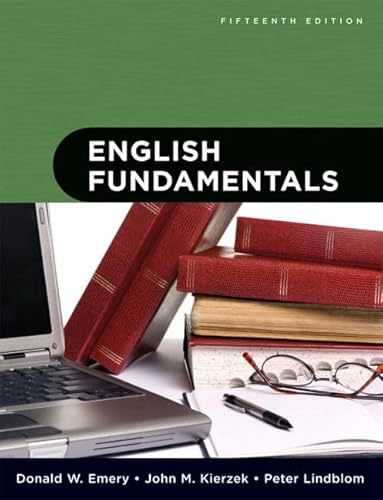 Stock image for English Fundamentals for sale by ThriftBooks-Atlanta