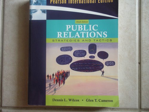 9780205623235: Public Relations: Strategies and Tactics: International Edition