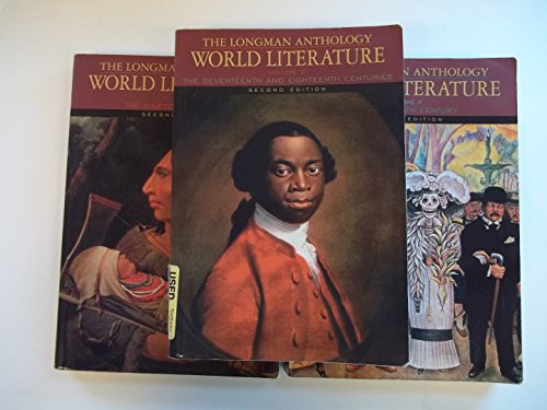 Imagen de archivo de (D.E.F. World) Longman Anthology of World Literature: 17th and 18th Centuries a la venta por Wrigley Books