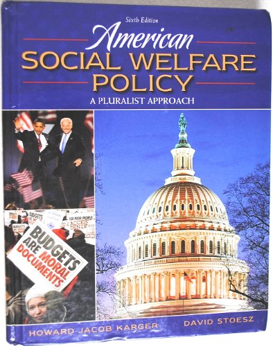 Beispielbild fr American Social Welfare Policy (6th Edition) zum Verkauf von SecondSale