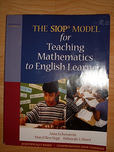 Beispielbild fr SIOP Model for Teaching Mathematics to English Learners, The zum Verkauf von BooksRun