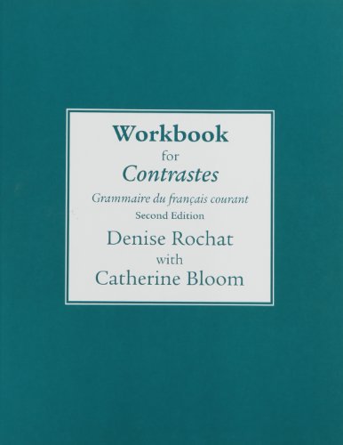 Beispielbild fr Workbook for Contrastes: Grammaire du francais courant zum Verkauf von Revaluation Books