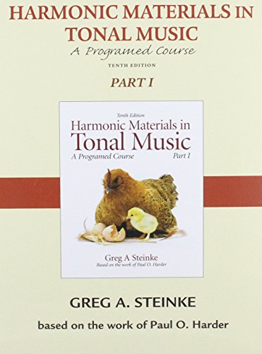 9780205629725: Audio CD for Harmonic Materials in Tonal Music, Part 1