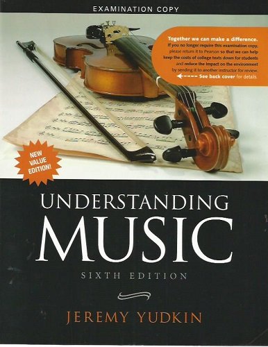 Beispielbild fr Understanding Music (Examination Copy) zum Verkauf von Lot O'Books