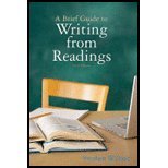 Stock image for Exam Copy for a Brief Guide to Writing From Readings for sale by HPB-Red