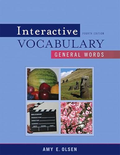 Imagen de archivo de Interactive Vocabulary : General Words a la venta por Better World Books: West