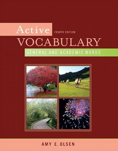 Beispielbild fr Active Vocabulary: General and Academic Words zum Verkauf von Wonder Book