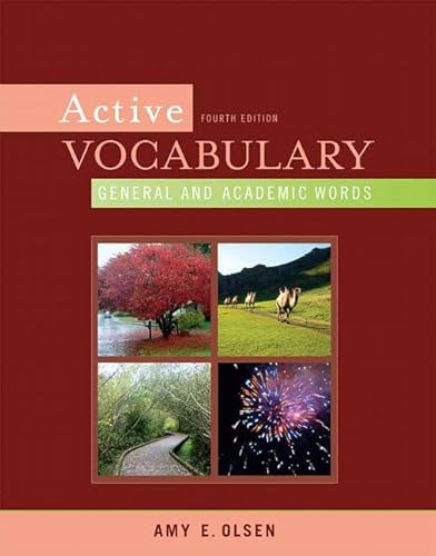 9780205632732: Active Vocabulary: General and Academic Words