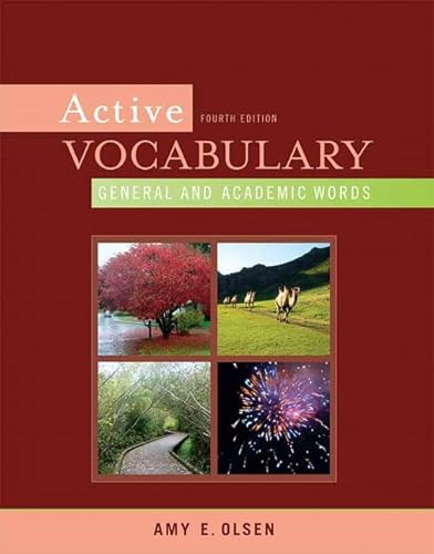Imagen de archivo de Active Vocabulary: General and Academic Words a la venta por Wonder Book