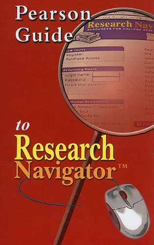 Imagen de archivo de Pearson Guide to Research Navigator a la venta por Better World Books