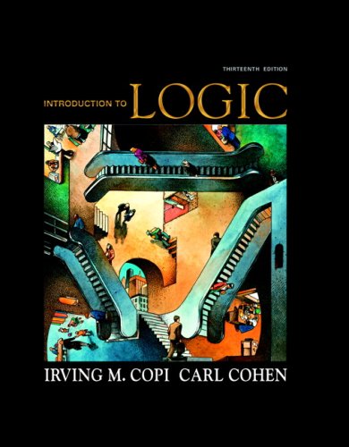 Introduction to Logic (9780205634040) by Copi, Irving M.; Cohen, Carl