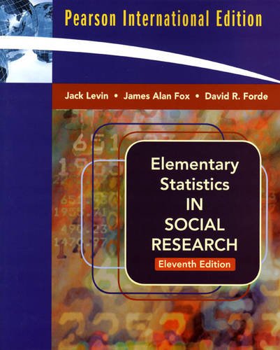9780205636921: Elementary Statistics in Social Research: International Edition