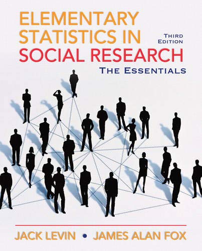 Imagen de archivo de Elementary Statistics in Social Research: Essentials (3rd Edition) a la venta por Books Unplugged