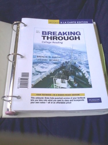 9780205639335: Breaking Through: College Reading