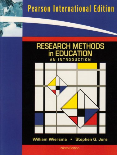 9780205642403: Research Methods in Education: An Introduction: International Edition