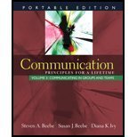 9780205644087: Communication: Principles for a Lifetime, Portable Edition - Volume 3 (Volume 3)