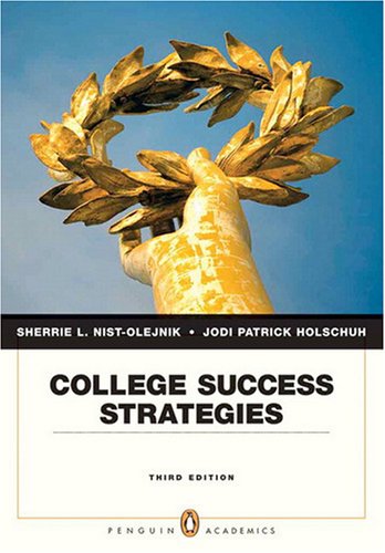 Imagen de archivo de College Success Strategies (3rd Edition) a la venta por HPB-Red