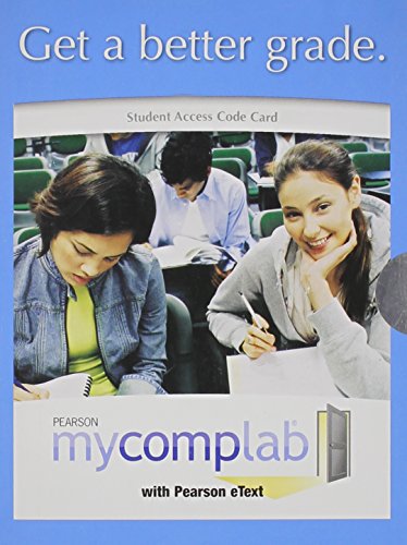 Stock image for MyCompLab with Pearson eText -- Valuepack Access Card [Card Book] [Jan 01, 20. for sale by Taha Shop