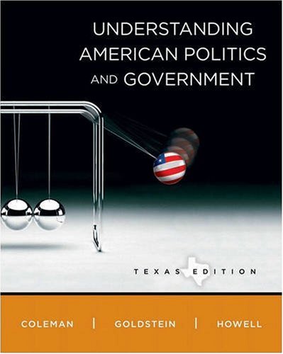 Imagen de archivo de Understanding American Politics and Government, Texas Edition a la venta por HPB-Red