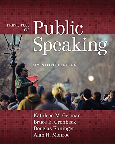 Stock image for Principles of Public Speaking (17th Edition) for sale by SecondSale