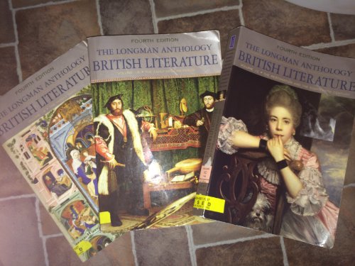 9780205655243: The Longman Anthology of British Literature: The Middle Ages/The Early Modern Period/The Restoration and the 18th Century (1)
