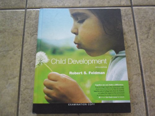 Imagen de archivo de Exam Copy for Child Development a la venta por Better World Books