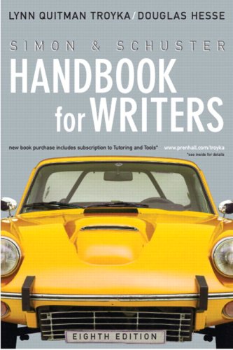 Stock image for Simon Schuster Handbook for Writers for sale by GoldenWavesOfBooks