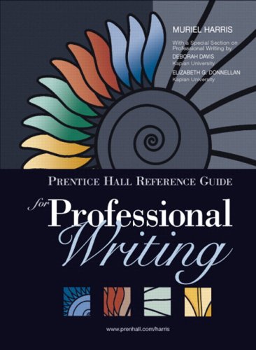 Imagen de archivo de Prentice Hall Reference Guide for Professional Writing (with MyCompLab NEW with E-Book Student Access Code Card) a la venta por HPB-Red