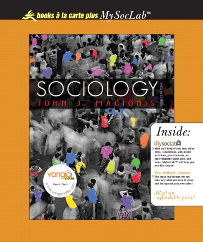Sociology, Books a la Carte Plus MySocLab Pegasus (9780205656608) by Macionis, John J.