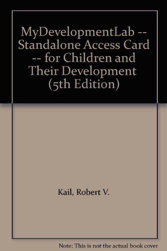 9780205656936: MyLab Human Development -- Standalone Access Card -- for Children and Their Development