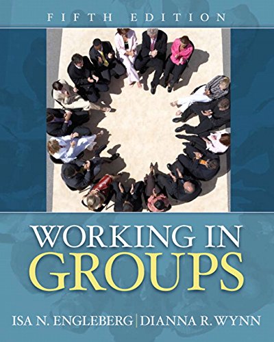 Beispielbild fr Working in Groups zum Verkauf von Better World Books