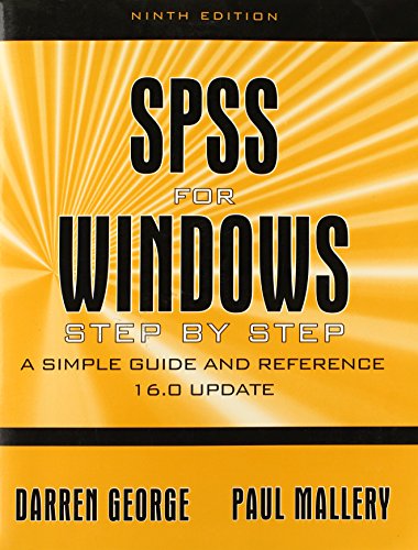 Stock image for SPSS for Windows Step by Step : A Simple Guide and Reference, 16.0 Update for sale by Better World Books