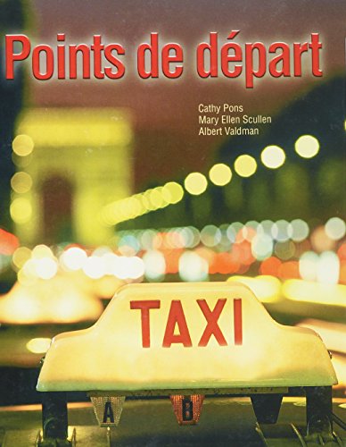 Points De Depart + Sam Audio + Student Activities Manual (French Edition) (9780205662005) by Pons, Cathy; Scullen, Mary Ellen; Valdman, Albert