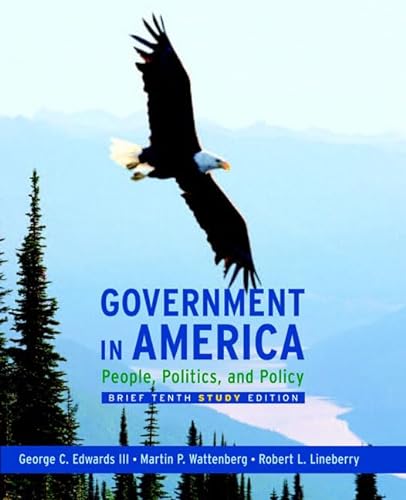 Beispielbild fr Government in America: People, Politics and Policy, Brief Study Edition zum Verkauf von HPB-Red