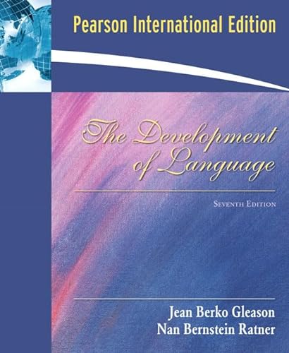 Stock image for The Development of Language for sale by ThriftBooks-Atlanta