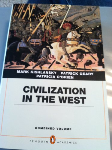 Beispielbild fr Civilization in the West, Penguin Academic Edition, Combined Volume zum Verkauf von Goodwill Industries