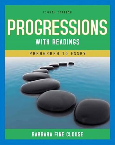 Stock image for Progressions With Readings: Paragraphs to Essay for sale by Decluttr