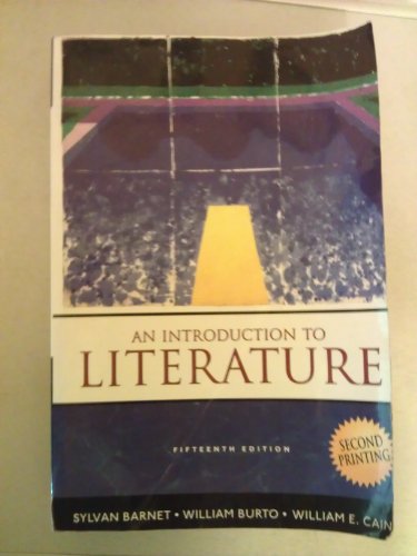 Imagen de archivo de Introduction to Literature, An (Second Printing) (15th Edition) a la venta por SecondSale