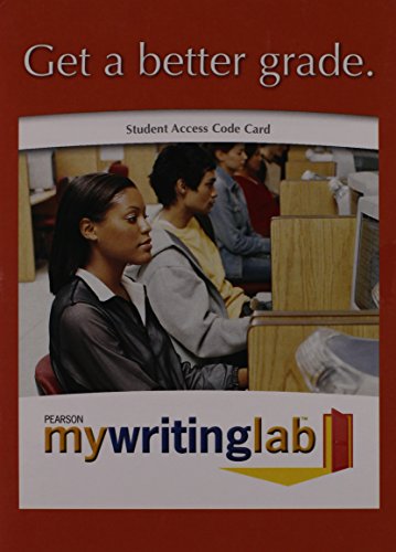 Stock image for Get a Better Grade Student Access Card (My Writing Lab) for sale by BookHolders