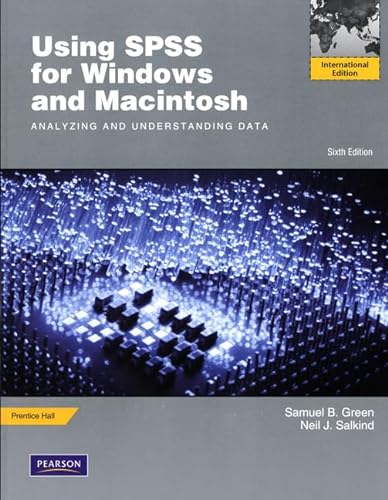 Beispielbild fr Using SPSS for Windows and Macintosh: Analyzing and Understanding Data: International Edition zum Verkauf von Phatpocket Limited