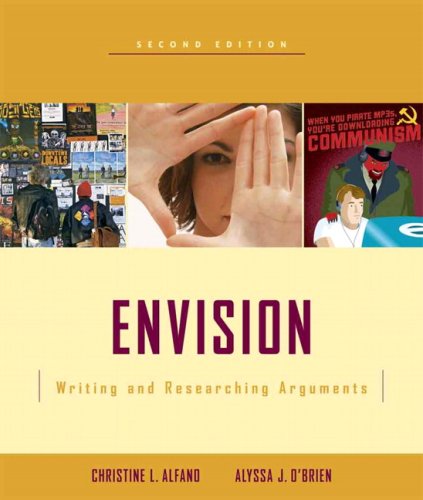 Imagen de archivo de Envision: Writing and Researching Arguments Value Pack (Includes Mycomplab New Student Access& Writing and Reading Across the Cu a la venta por ThriftBooks-Atlanta